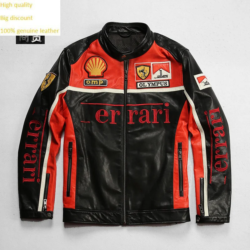 

Роскошный 100% оригинальный 2023 весенний и осенний гоночный костюм с воротником-стойкой Тонкий многостандартный машинист локомотива овец рас...