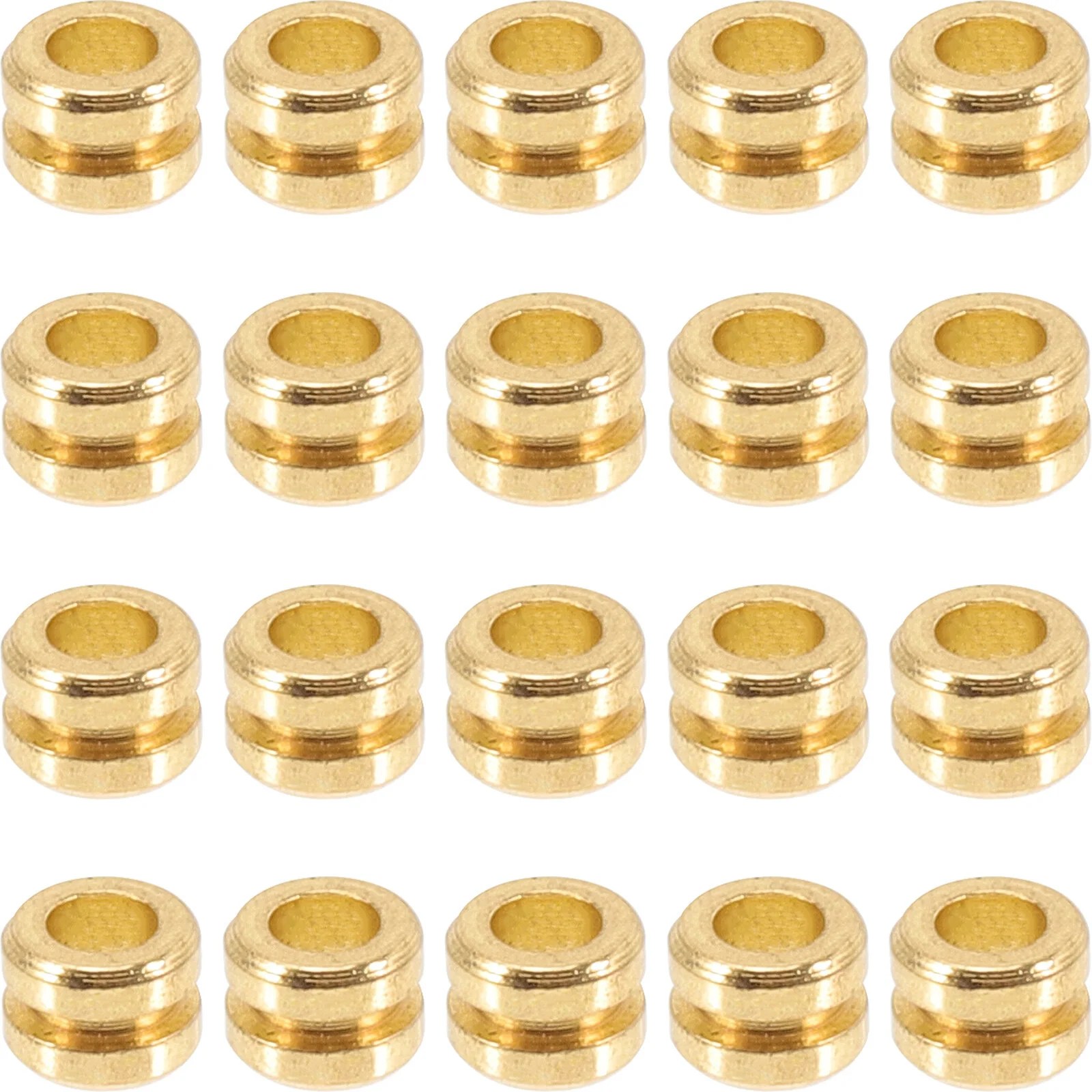 

20 Pcs Creative Guitar String Bead Part Major Accessory Replacement Parts Convenient Metal Decorative Folk Supply Tail