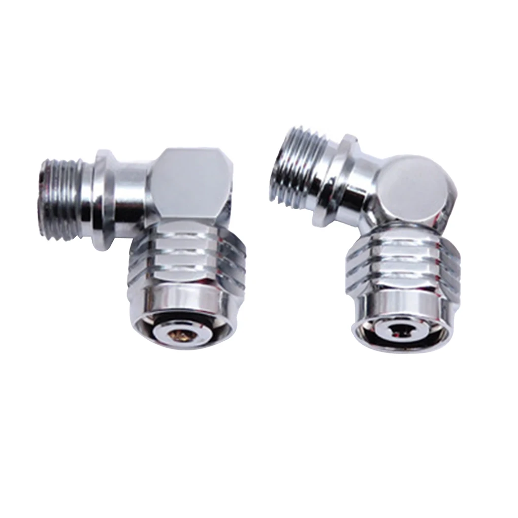 

90 110 Degree Swivel Hose Adapter Adjustable Regulator Connector Diving