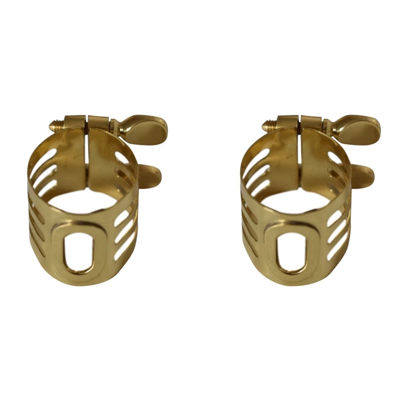 

2X Ishimori Alto Saxophone Bakelite Mouthpiece Clamp Reed Clip Musical Instrument Accessories