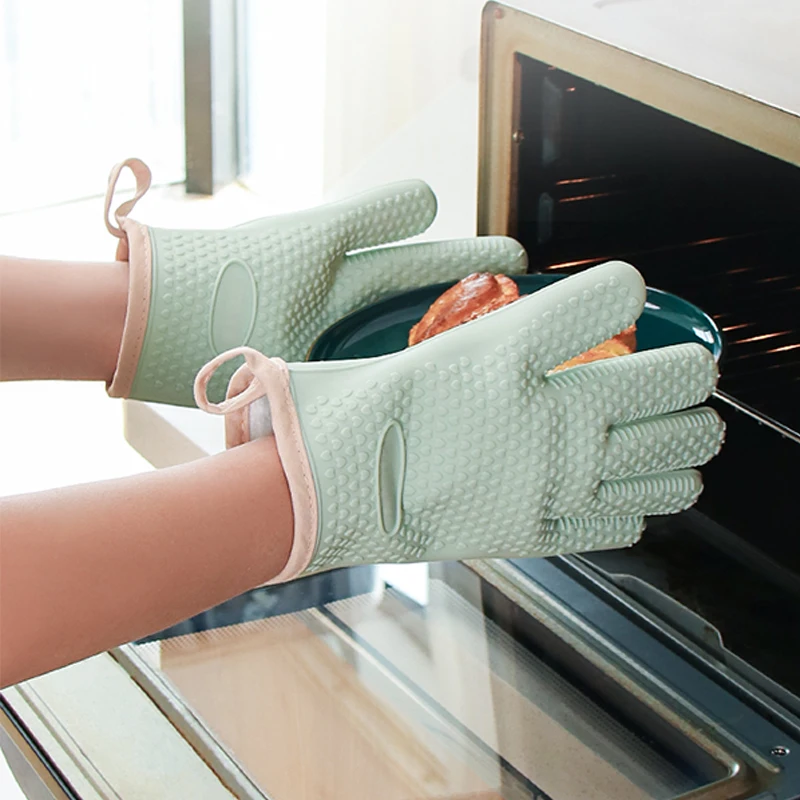 

Baking Cooking Silicone Gloves Anti-scalding Anti-Slip Gloves Microwave Insulation Gloves