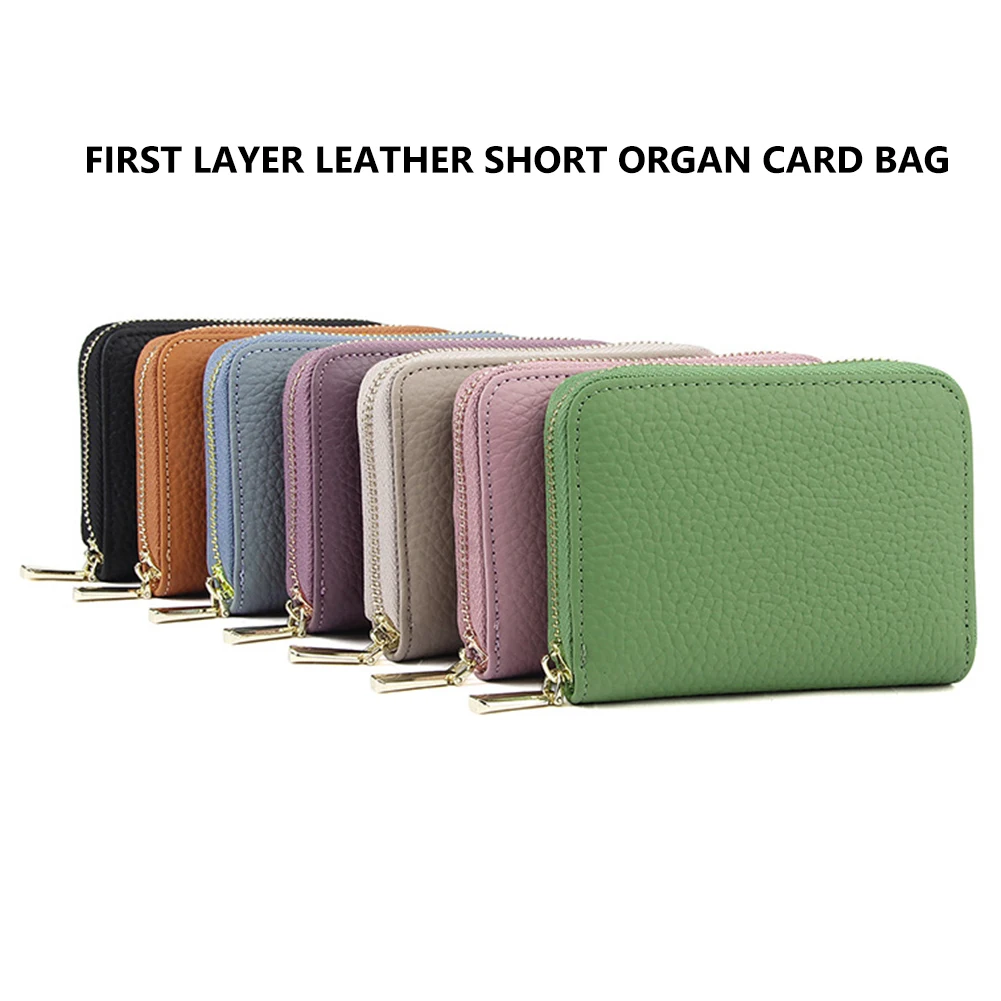 Women Purses Large Capacity Card Holder Durable Wear-Resistant Suitable For Shopping Mini Wallets Clutch With Zipper Keychain