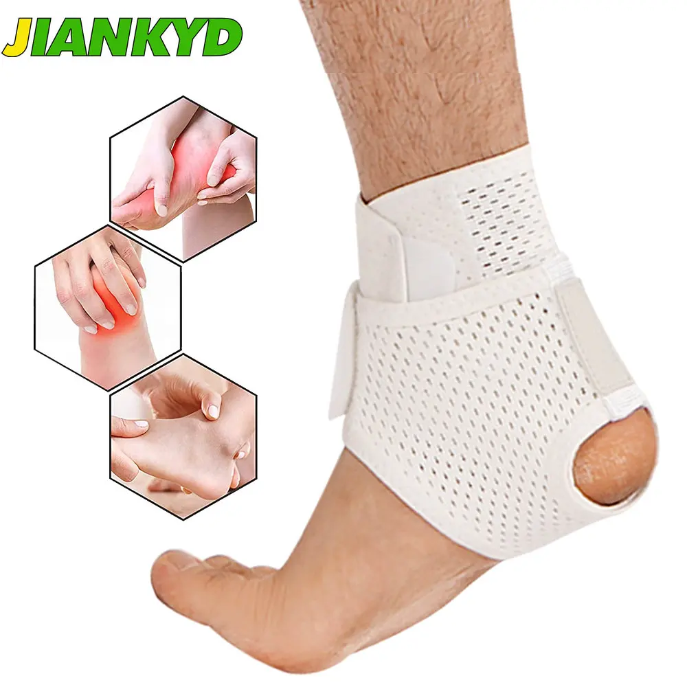 

Breathable Ankle Brace for Men Women, Adjustable Athletics Achillies Tendon Ankle Wrap, For Ankle Sleeve for Plantar Fasciitis