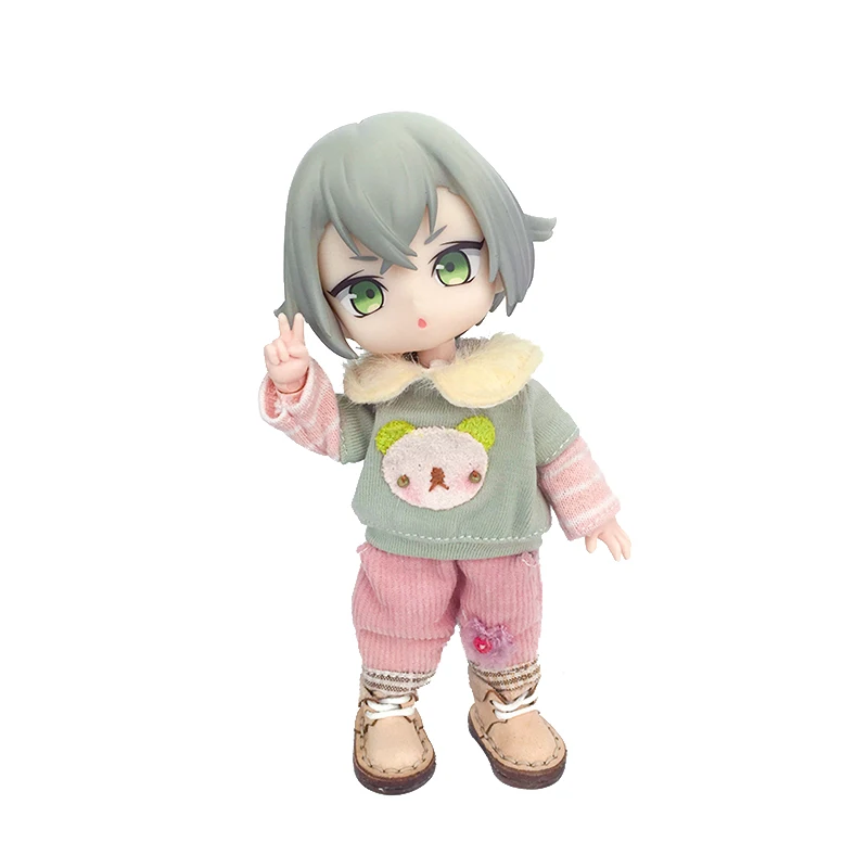 Кукла Ob11 имитация двух футболок с длинным рукавом одежда кукла шаровары брюки