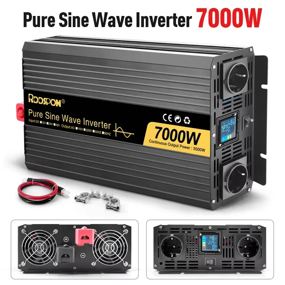 

Luodabie чистый синусоидальный инвертор 7000/8000 Вт 12В/220В