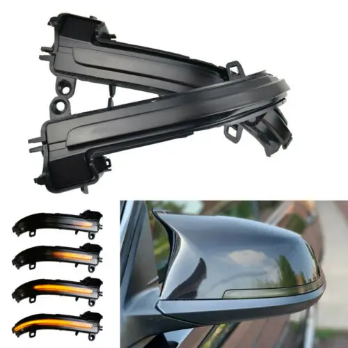 

LED Dynamic Turn Signal Lamp Side Mirror Sequential Lights For BMW 1/2/3/4 Series F20/F21/F22/F23/F30/F31/F32/F33/F34/X1/E84/i3
