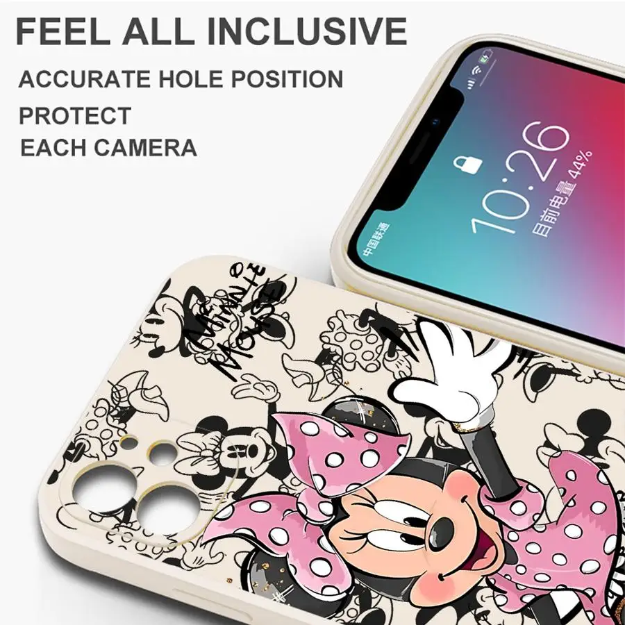 Disney Mickey Minnie Phone Case for Samsung Galaxy A10 A20s A30 A20 A30s A02s A03 A04 A50 A02 A05s A71 A72 A73 A06 A31 A51 5G