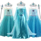 Платье принцессы для девочек, Детский костюм на Хэллоуин, Рождество, вечеринку, детское платье для ролевых игр, карнавал, необычная детская одежда для косплея