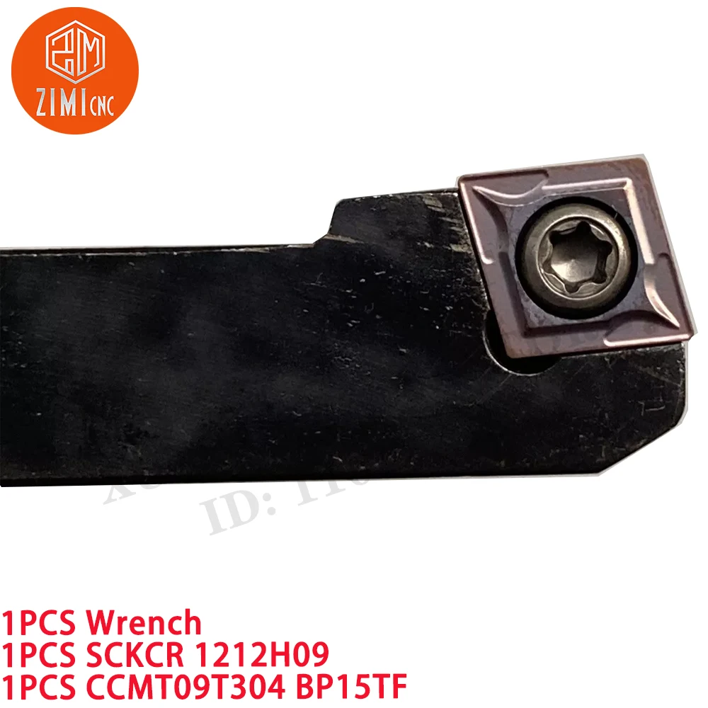 1PCS SCKCR1212H09 Индексируемый держатель токарного инструмента + CCMT09T304 BP15TF