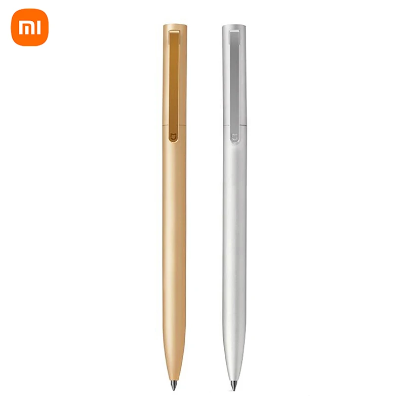 

Оригинальная металлическая ручка Xiaomi Mijia, шариковая ручка Mijia для подписей, 0,5 мм, PREMEC, гладкие швейцарские стержни для школы и офиса