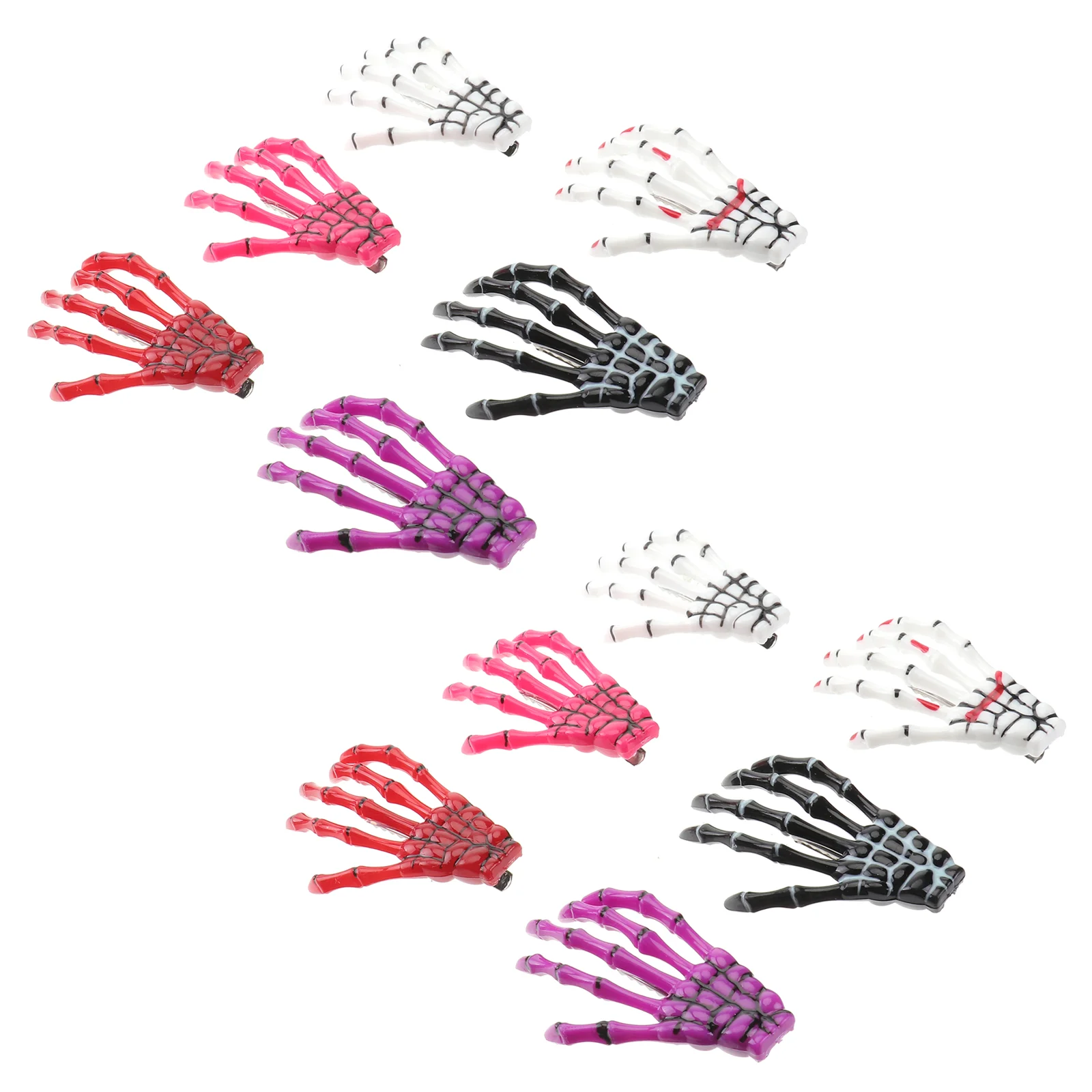 

Hair Handclipsclipforhands Bone Hairpin Barrette Pin Barrettes Accessories Claws Ghost Decorationsgirl Girls Punkclaw Gothic