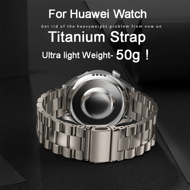Titanium Watch Strap for Original Huawei Watch 3 3 Pro,20mm 22 mm Titanium Metal Watch Band for Huawei GT 3 Gt2 GT 2E Wrist Band