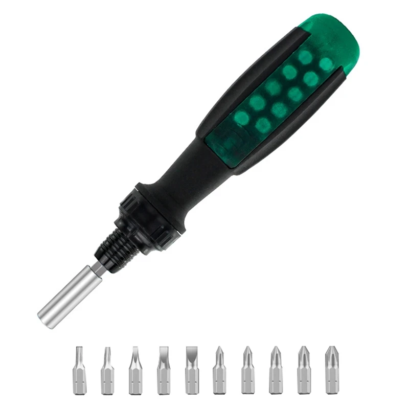 

Набор отверток с храповым механизмом, 11 в 1