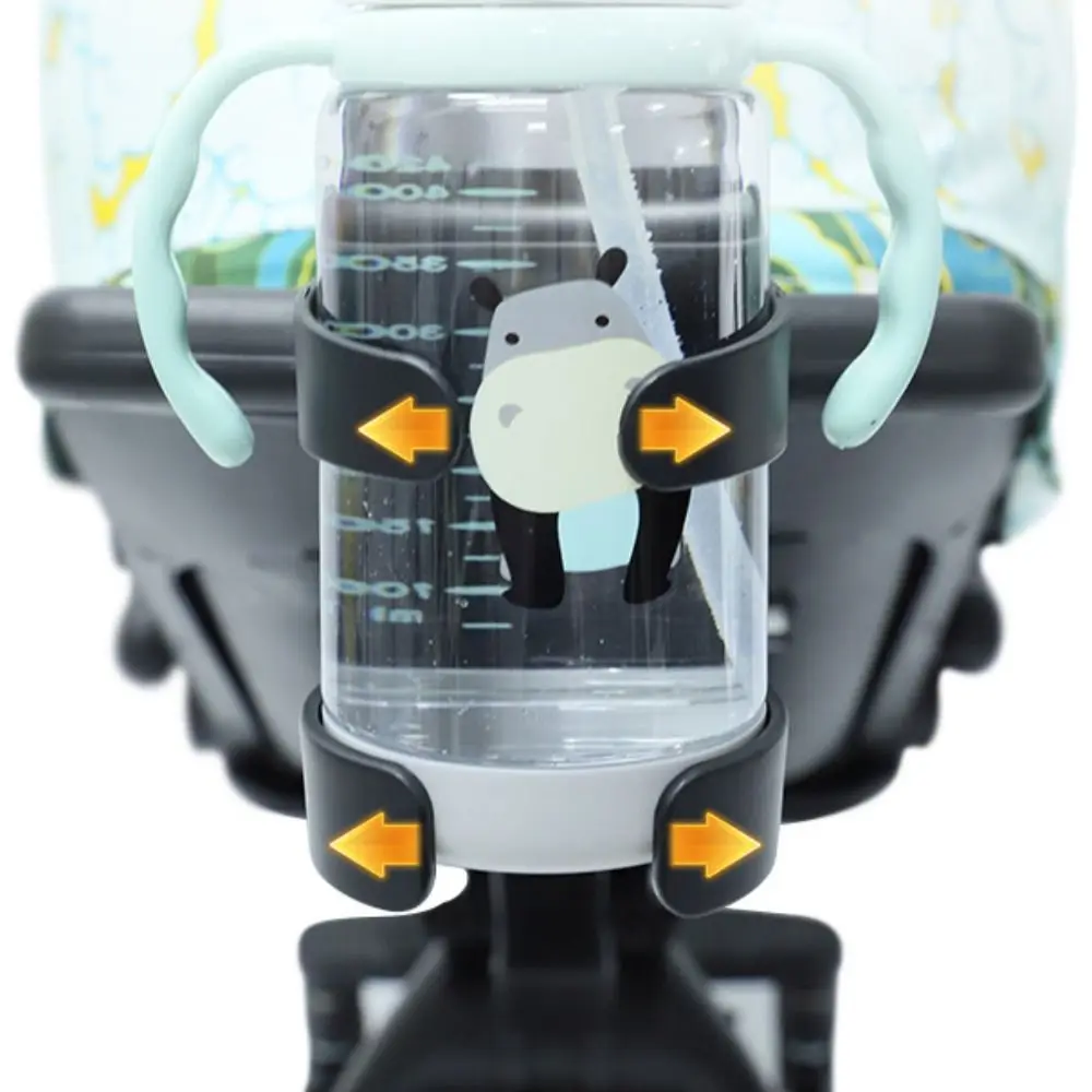 Фото Держатель для стакана на коляску 360° °   Вращающийся противоскользящий держатель для бутылки с водой для велосипеда, многофункциональные аксессуары для детских колясок №3