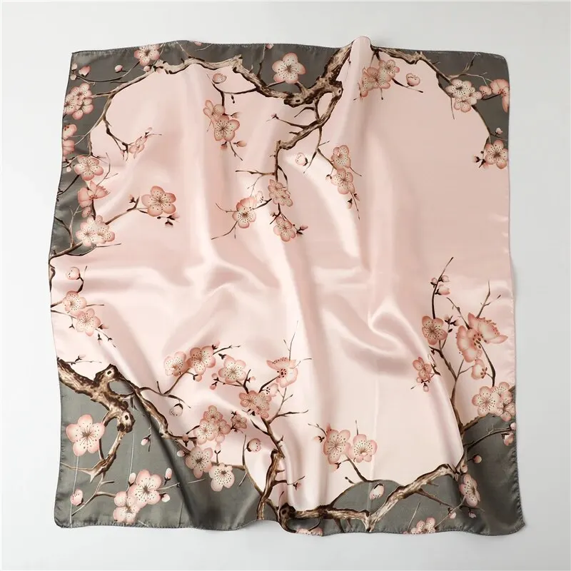 Атласный платок для женщин в ассортименте