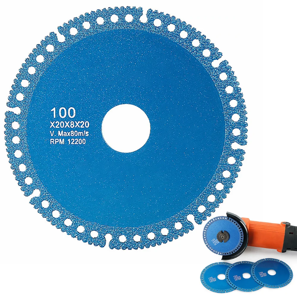 

Cutting Saw Blade Wear-Resistant Diamond Metal Cutting Blade Multifunctional Circular Saw Blade Sharp Plastic Tile Marbl Cutting