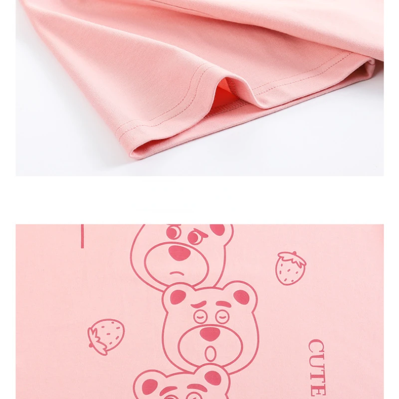 2023 New Pajamas Couple Summer Short-sleeved Cotton Korean Casual Home Service Two-piece Suit Comfortable and Soft Leisure Wear