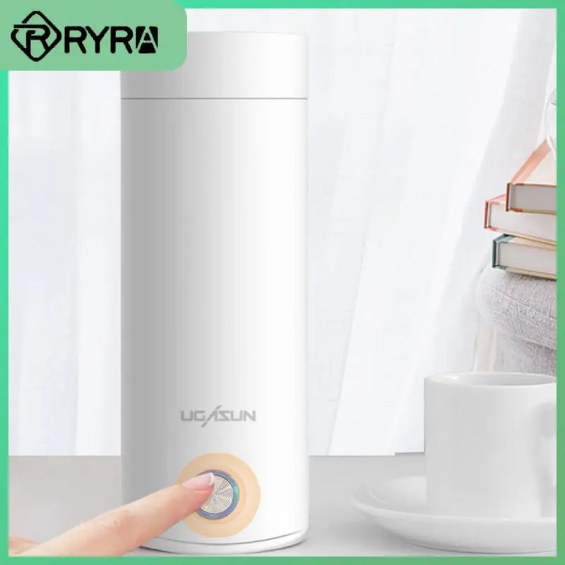 

Безопасная теплоизоляционная электрическая нагревательная чашка 400 мл, портативные вакуумные бутылки, Кухонная техника, разогревающие отк...