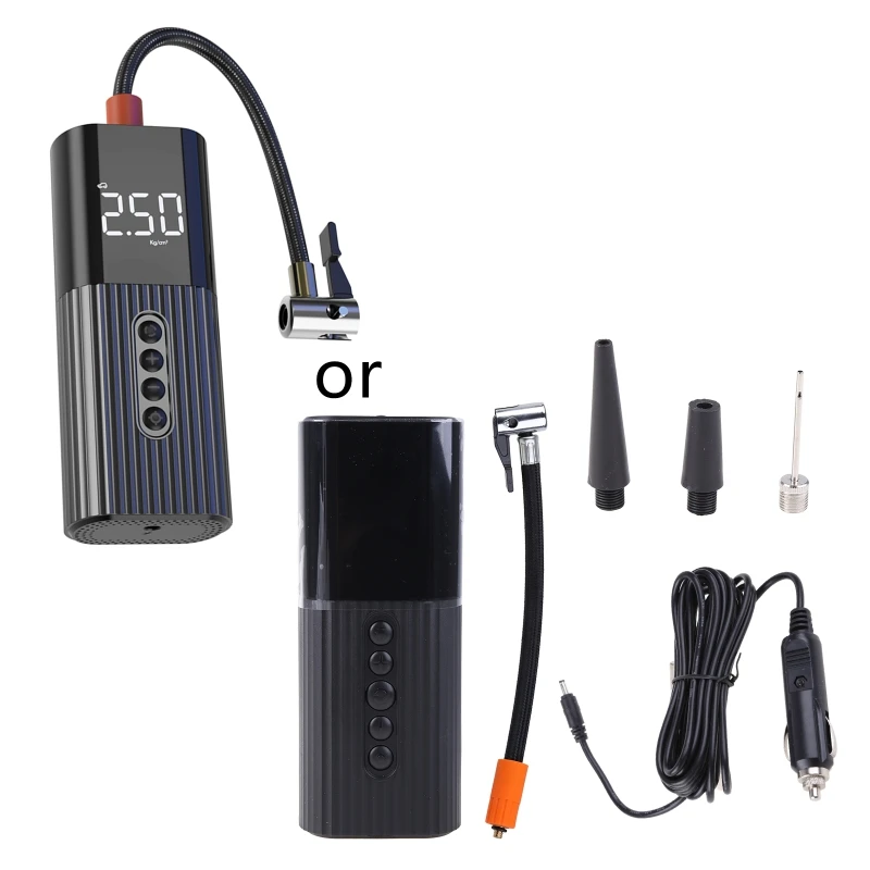 

Smart Auto Stop Wireless Air Inflator Автомобильный насос для шин Электрический портативный компрессор