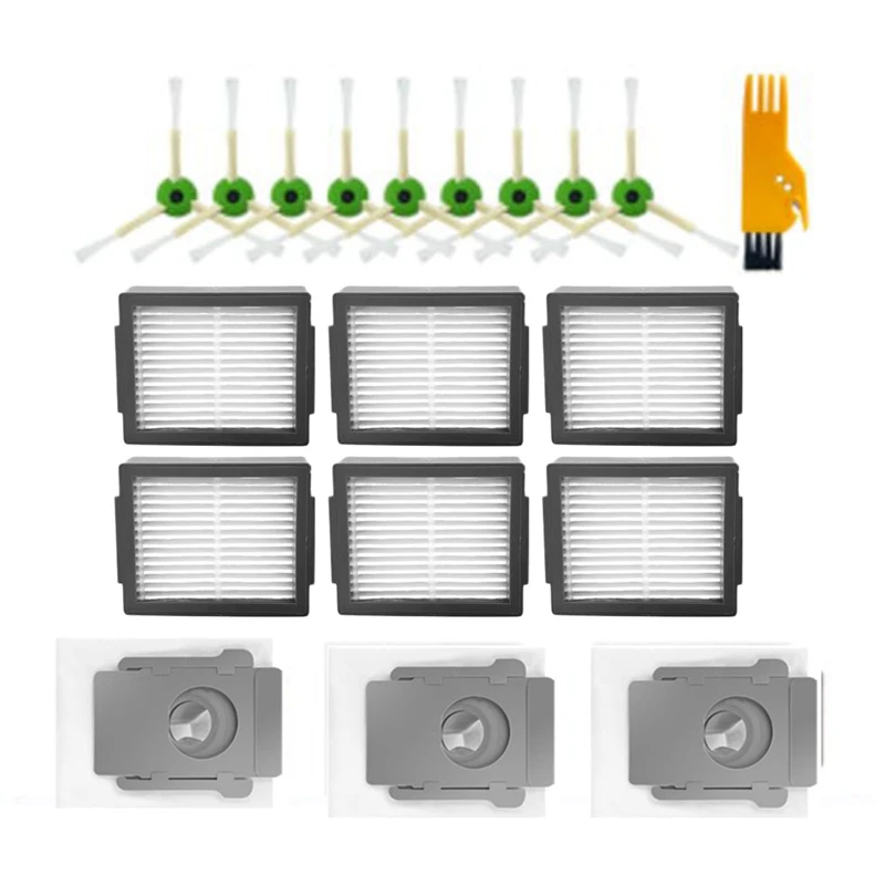 

For Irobot Roomba I3 I7 I7+ E5 E6 Robot Vacuum Cleaner Accessories Spare Parts Hepa Filter Side Brush Dust Bag