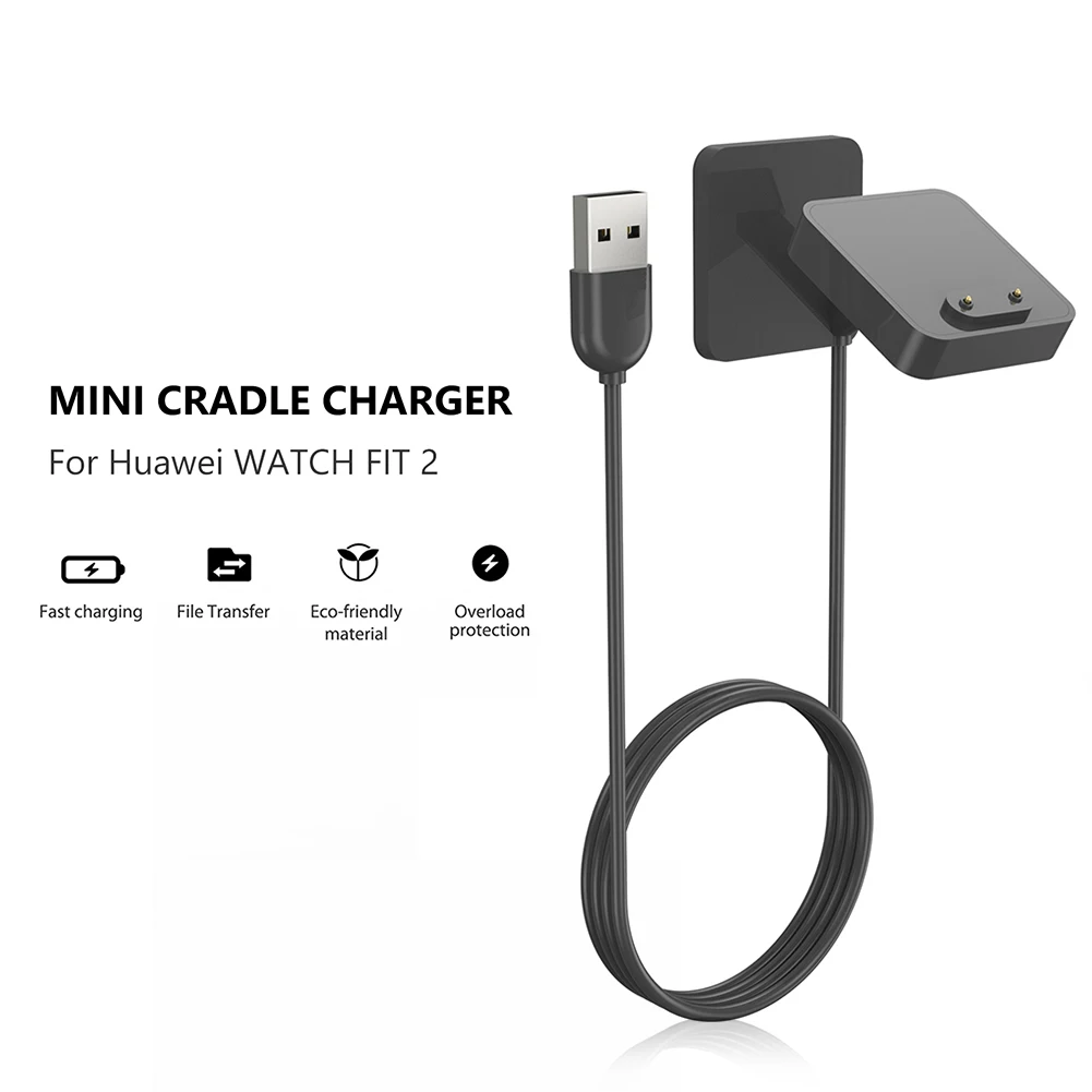 

Магнитный зарядный кабель, 1 м, 5 В, 1 А, зарядный USB-кабель, запасные части для Huawei Band 7/6, Huawei Watch Fit 2