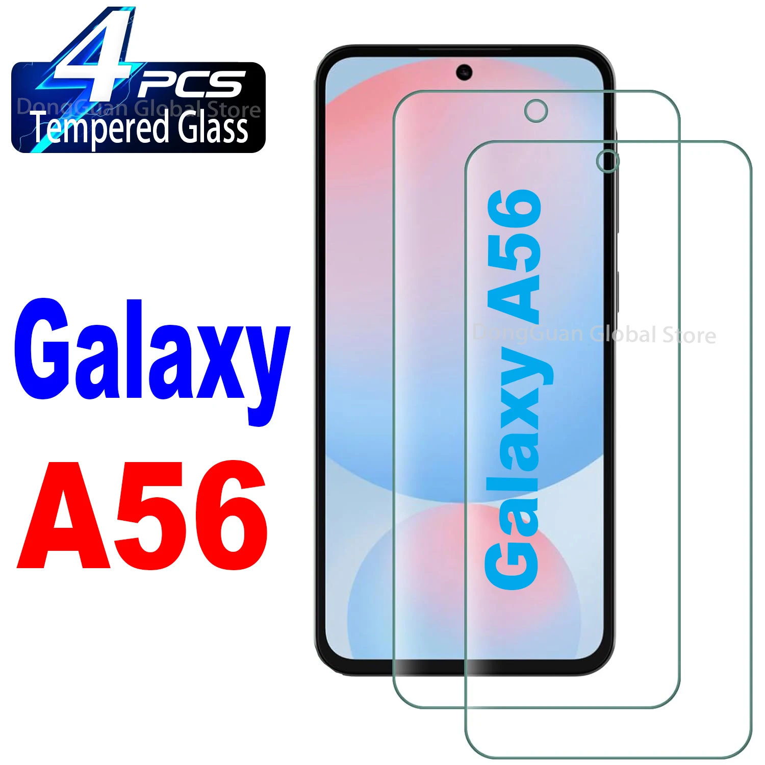Фото Для Samsung Galaxy A56 закаленное стекло защитная пленка для экрана №1