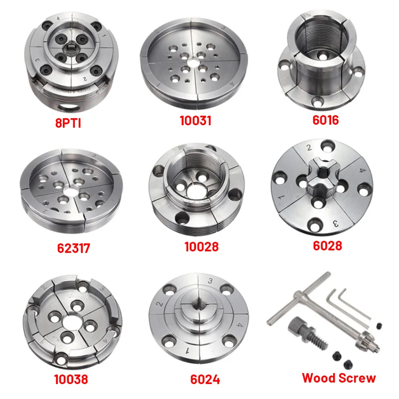 

Reversible 3.5 Inch Wood Turning Chuck 1-Inch x 8TPI Thread Wood Lathe Chuck Accessory Jaws Wood Lathe Turning Tool