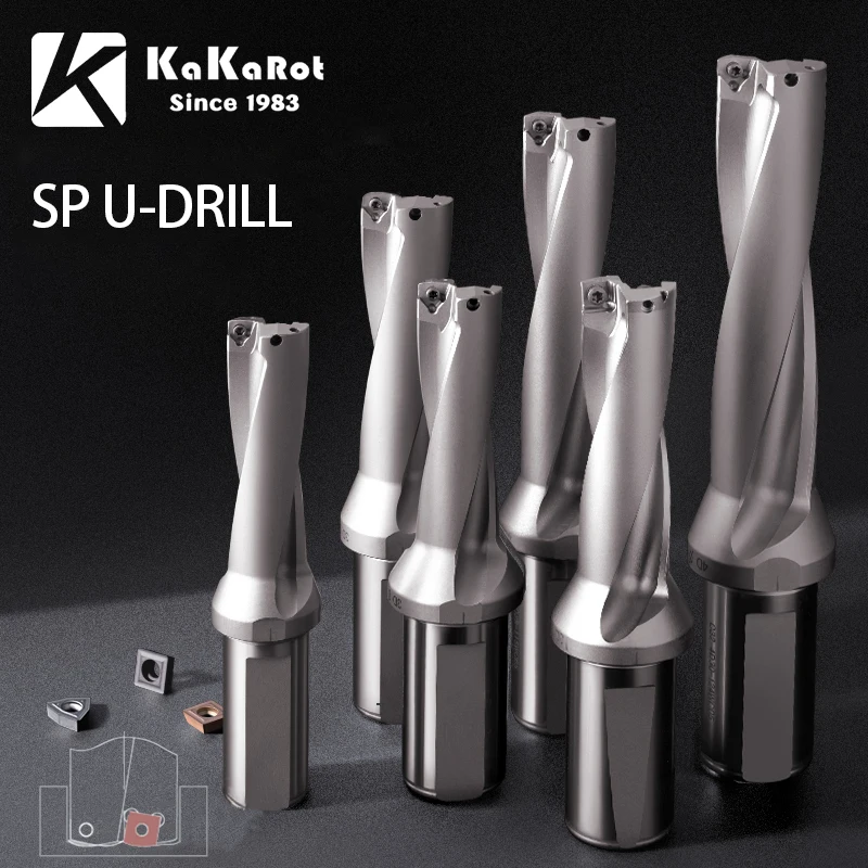 SP Series Drill Bites Insert  Drill Metal Drill Bits 13mm-50mm Depth 2D 3D 4D Indexable U Drill Machinery Lathes CNC Water
