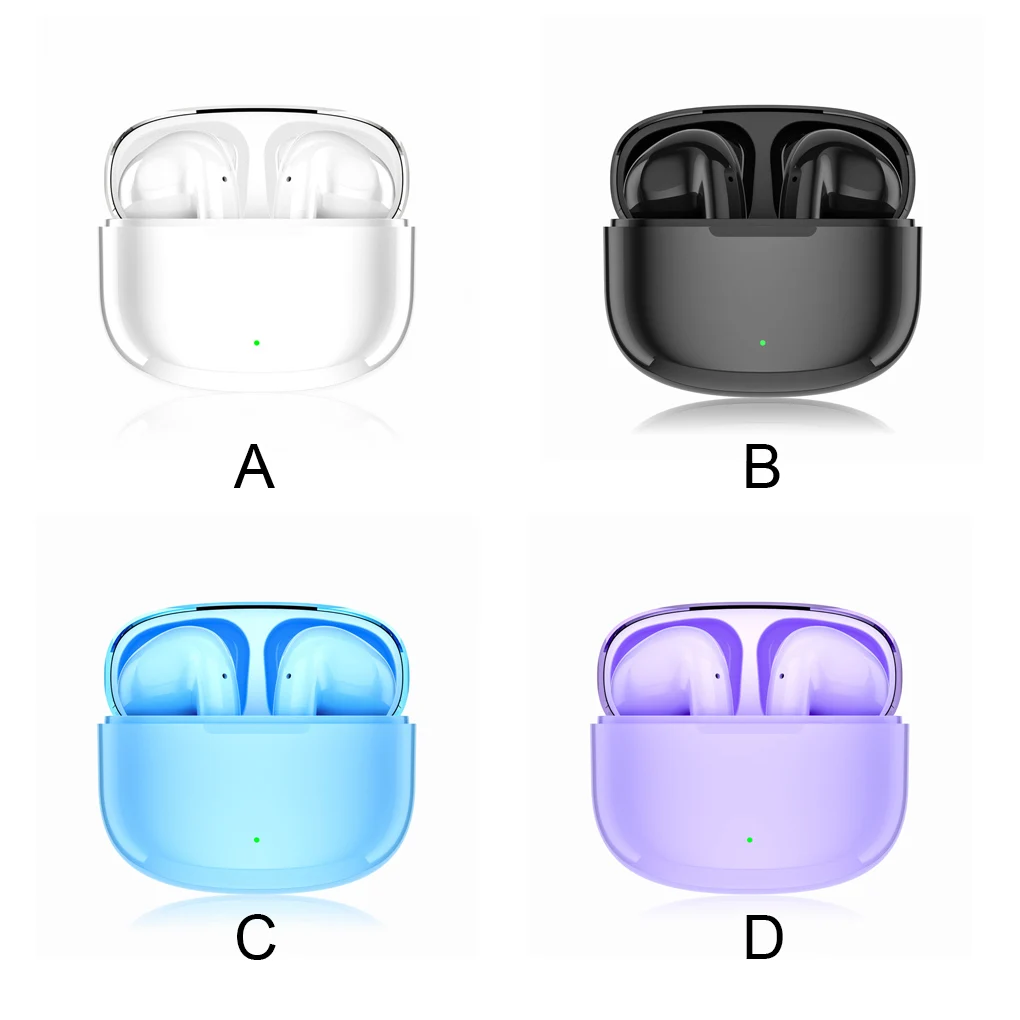 

Earphone with Charging Case Bluetooth-compatible Headset Auto Connection Handsfree Call Music Listening Headphone White