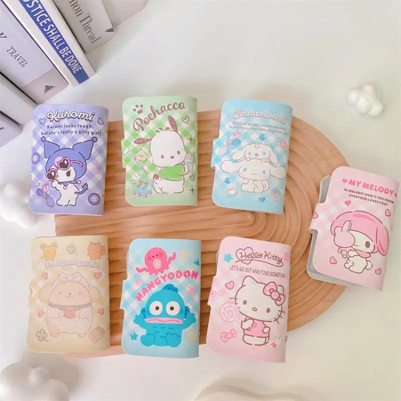 

Sanrio Kuromi мультяшная деловая женская сумка для удостоверения личности моя мелодия банковский зажим для кредитной карты КТ кошка многофункциональная сумка для хранения карт