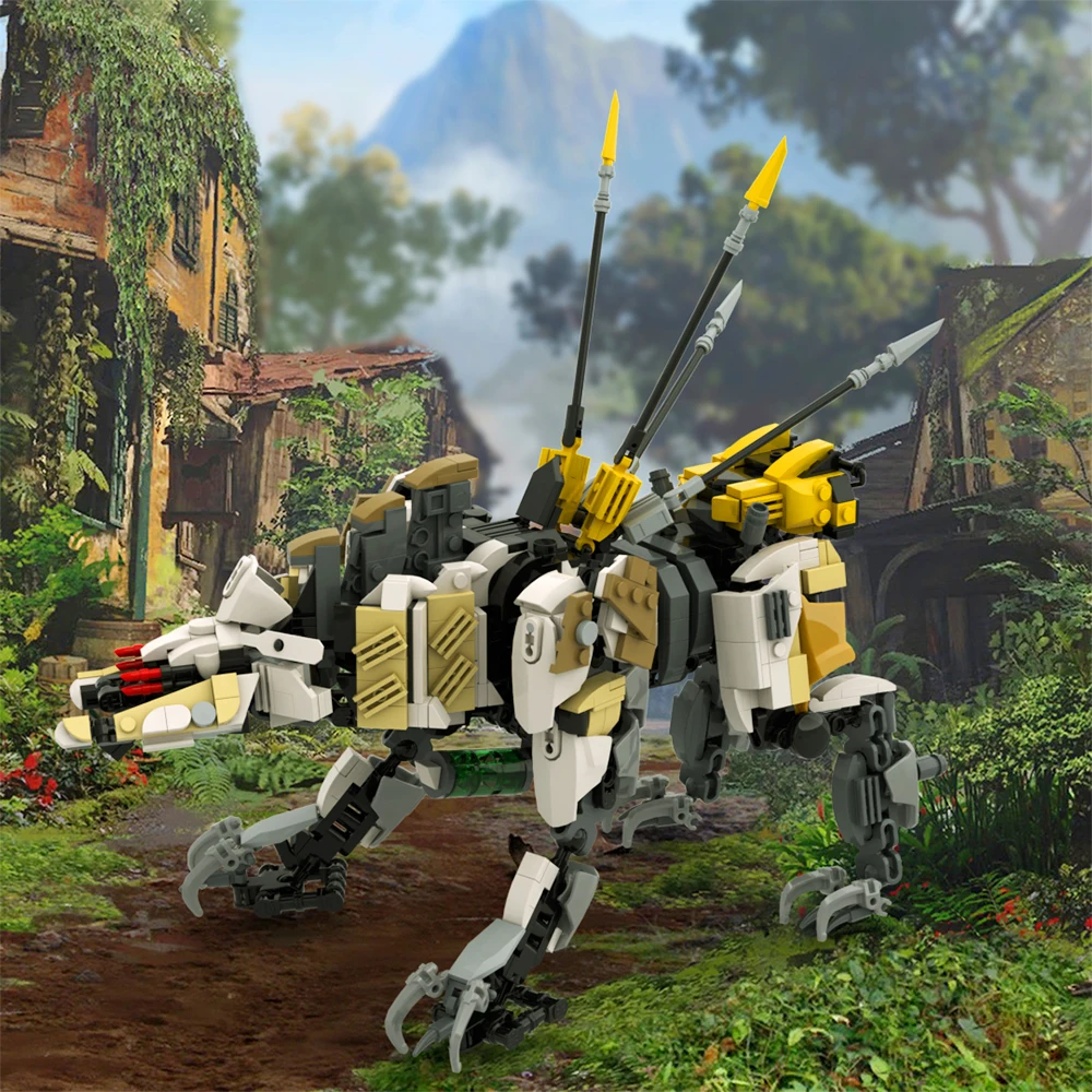 MOC машинка среднего размера для боевого класса Sawt00th, набор игрушек для строительства, 1040 блоков для детей, подарок MOC машинка среднего размера для боевого класса Sawt00th, набор игрушек для строительства, 1040 блоков для детей, подарок