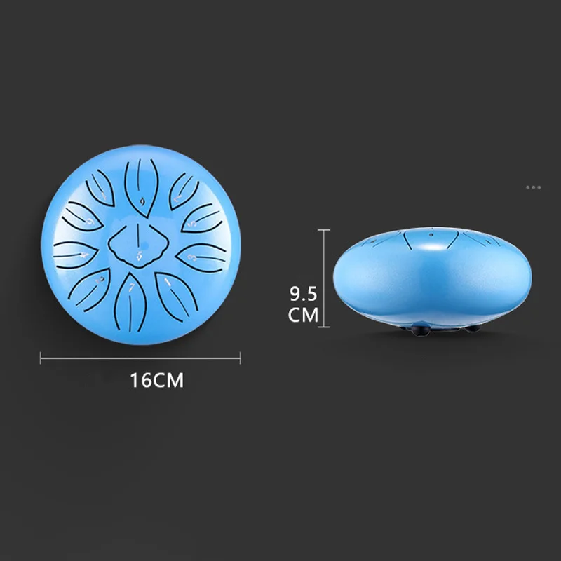 6-дюймовый Стальной Барабан С Язычком 11 Тонов C-Tone Многофункциональный Ударный