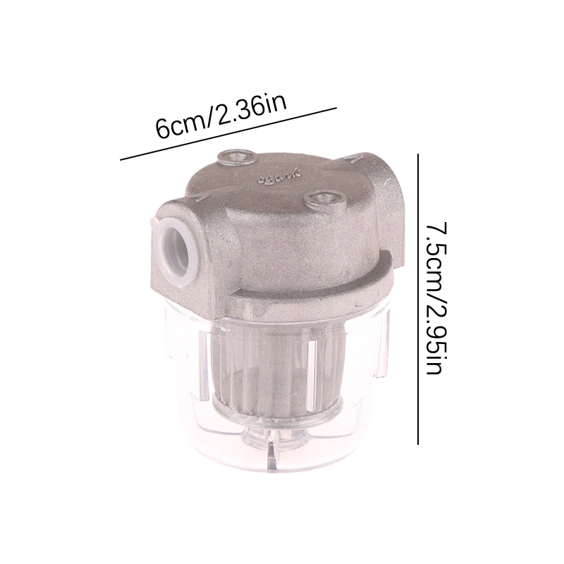 Масляный фильтр для горелки прозрачный P.C. Маленький дизельный топливный Cup 1/4