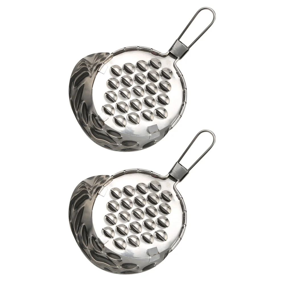 

2pcs Portable Kitchen Household Stainless Steel Scraper Gadget for Jelly