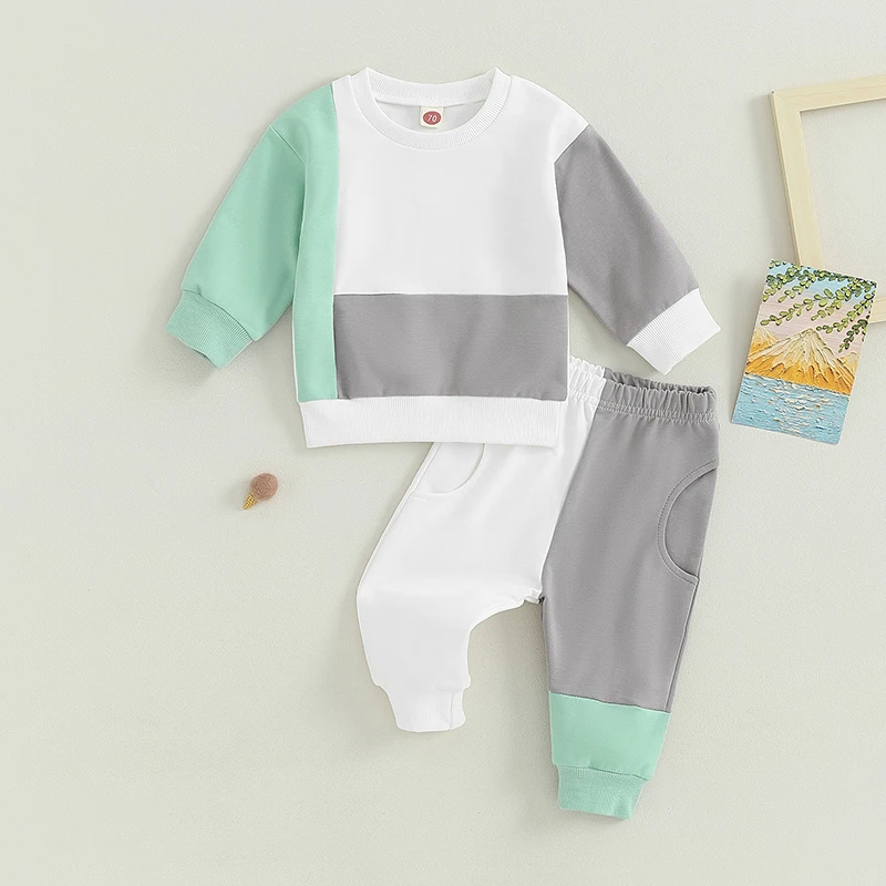 

Комплект осенних повседневных брюк Lioraitiin для мальчиков 0-3 лет, 2 шт.