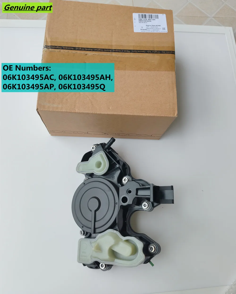 

2-летняя гарантия OEM-клапан PCV сепаратора масла с прокладкой 06K103495AC, 06K103495AH, 06K103495AP, 06K103495Q для VW AUDI 1.8T 2.0T