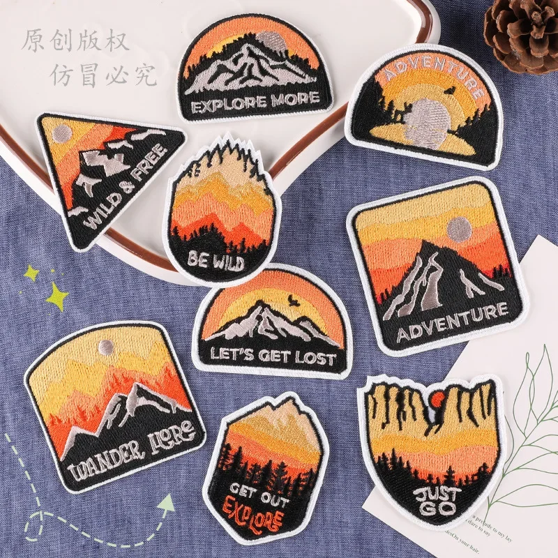 1 шт. вышитая нашивка для одежды