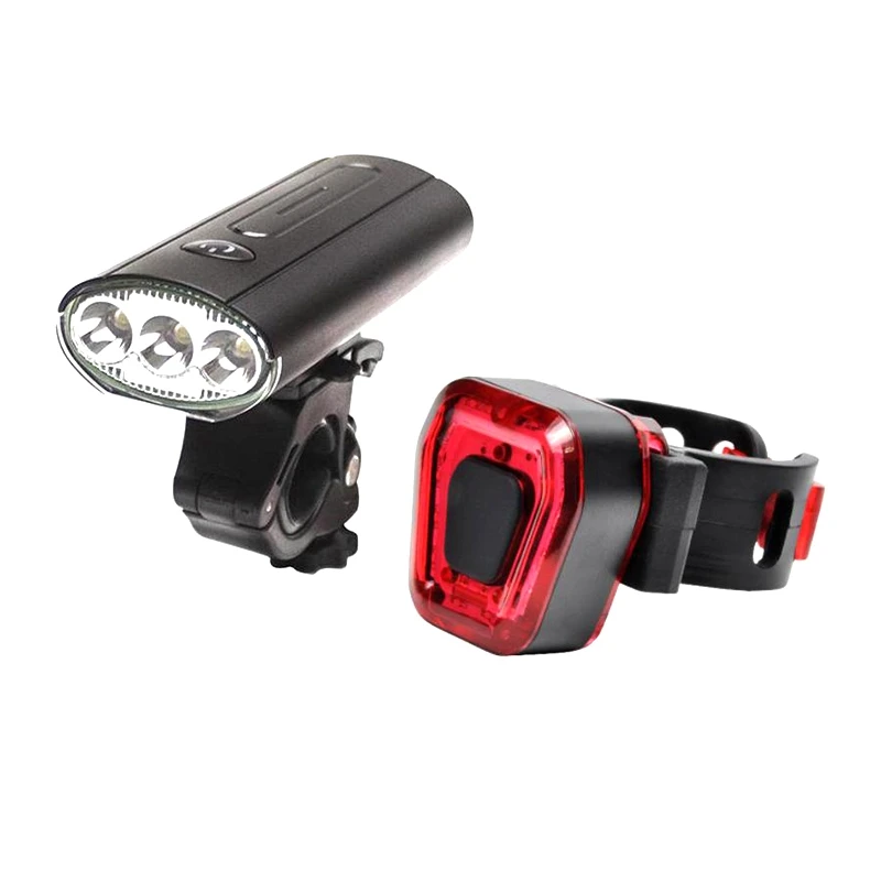 

USB Rechargeable Bike Lights,Bike Lights Front And Back Set,1200 Lumens LED Durable Headlight,For Road,Mountain,Bicycles