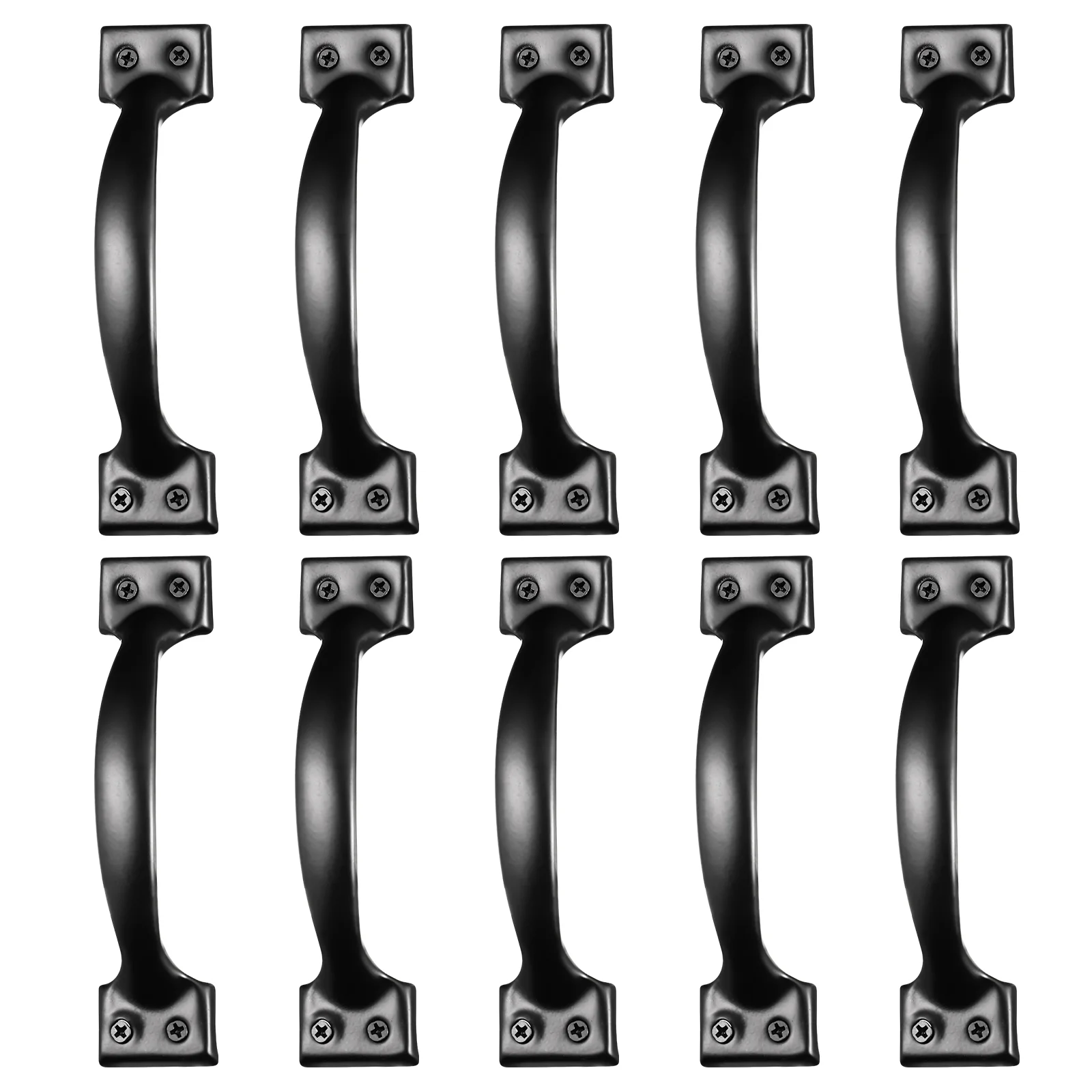 

10 Pcs Metallic Spray Iron Wardrobe Handles Kitchen Cabinet Drawer Knob Cabinet Pulls Simple Door Handles Pull Handles