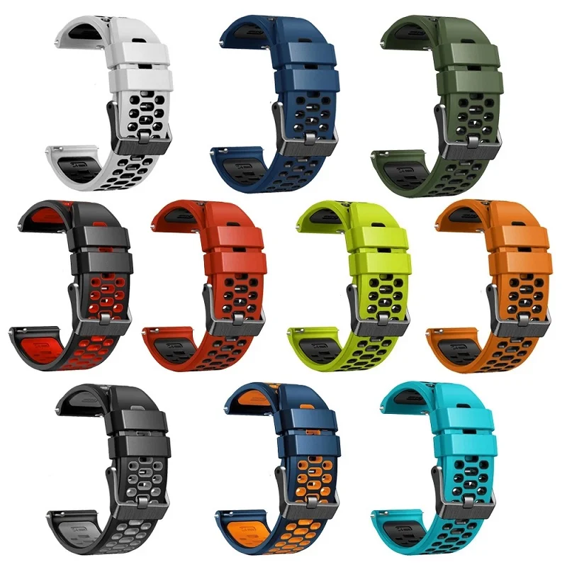 

24mm Sports Silicone Strap For Suunto 7 9 D5/Suunto Spartan Sport/Wrist HR/Baro Watch Band Bracelet Replacement Accessories