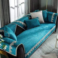 1 piece sofa covers for living room luxury plush soft sofa cushion couch cover modern minimalist universal corner sofa towel