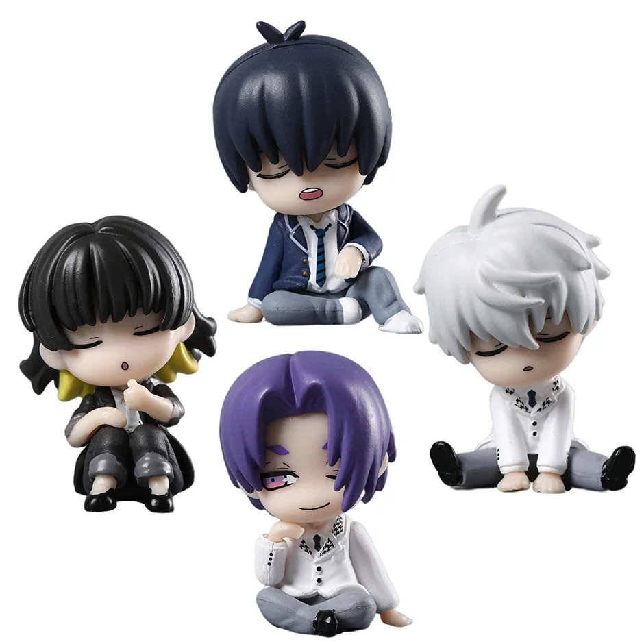 4 шт./набор мини-фигурки из ПВХ