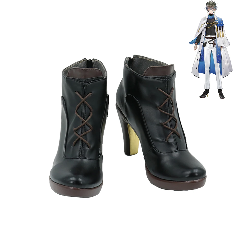 

Vtuber Ike Eveland Shoes Cosplay Men Boots Ver 2