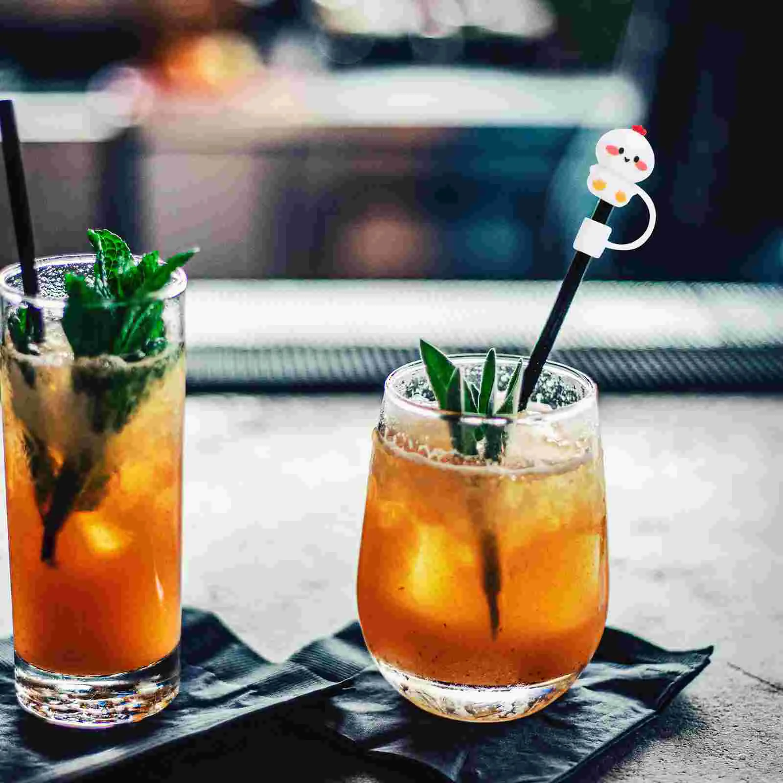 5 шт. соломенная шляпа с героями мультфильмов наконечники из ПВХ кепки для