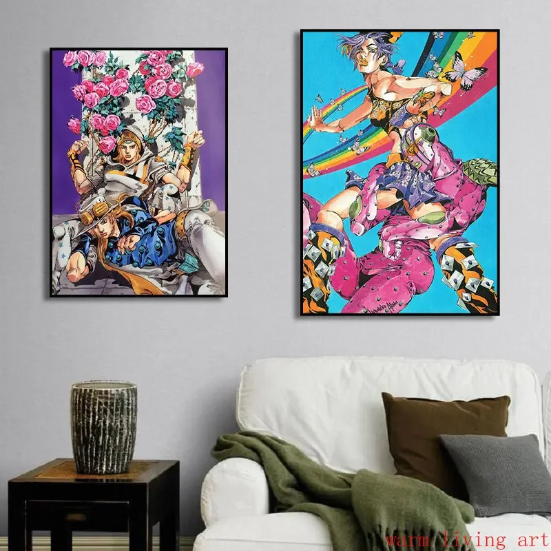 Классический аниме постер Джоджо невероятные приключения Постер иллюстрация