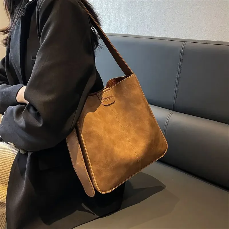 Женская сумка-тоут через плечо из ПУ кожи