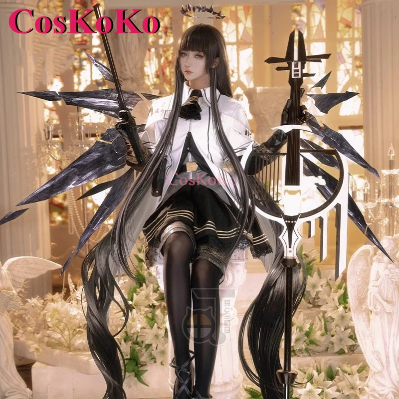 CosKoKo Arturia Giallo/Virtuosa Косплей Игра Arknights Костюм Прекрасная Милая Униформа Женская