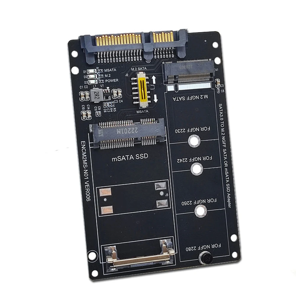 

Адаптер NGFF + MSATA-SATA3.0, карта M2 KEY B-M SSD-карта преобразования интерфейса 6G