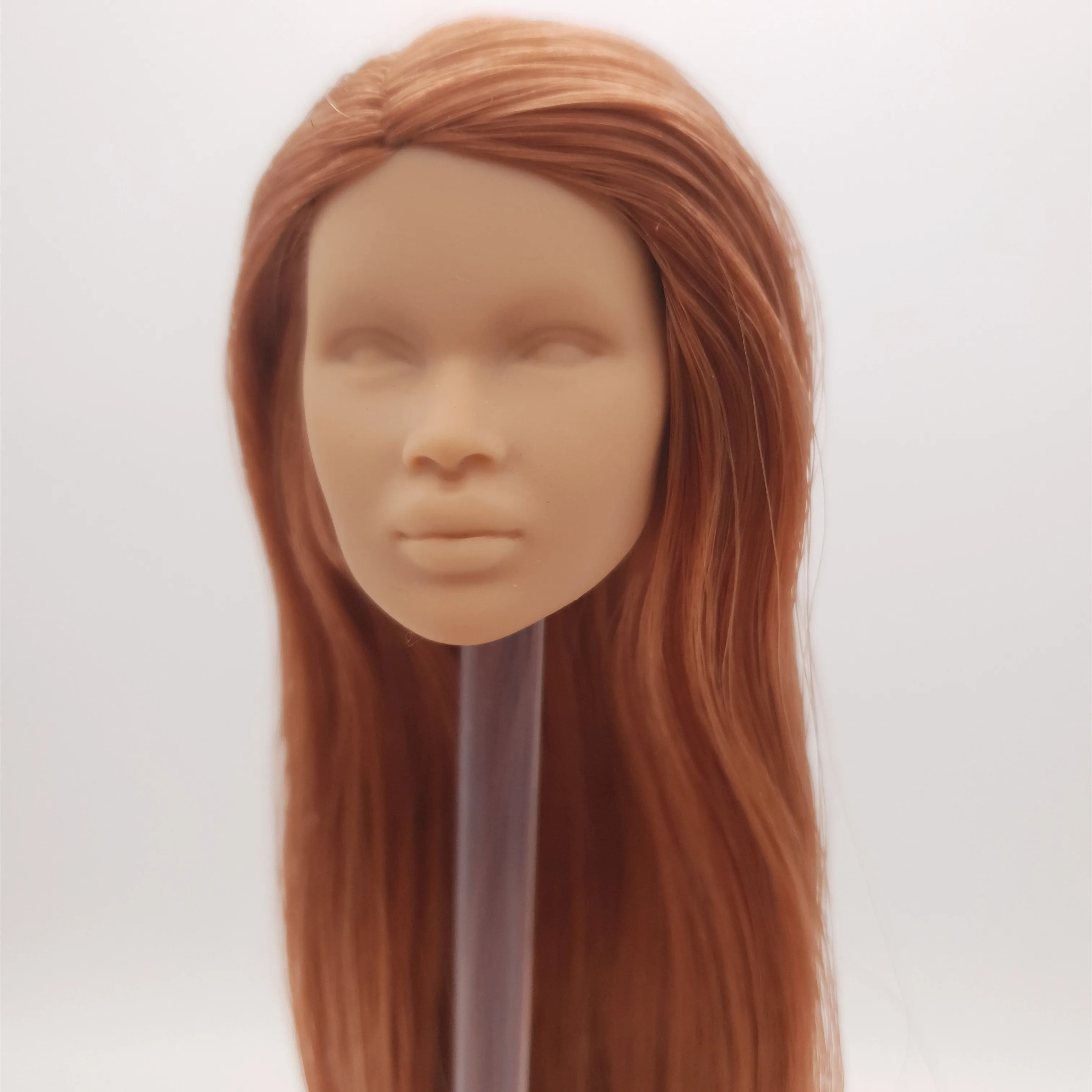

Fashion Royalty 1/6 Scale Nadja Rhymes Hungarian Skin Copper Color Hair Integrity Unpainted Face Doll Head