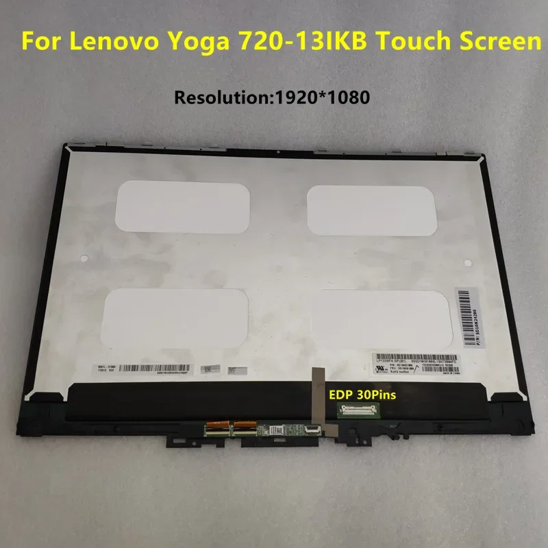 ЖК-дисплей 5D10N24290 5D10N24291 для Lenovo Ideapad Yoga 720-13ikb сенсорный экран 720 дюйма дигитайзер в